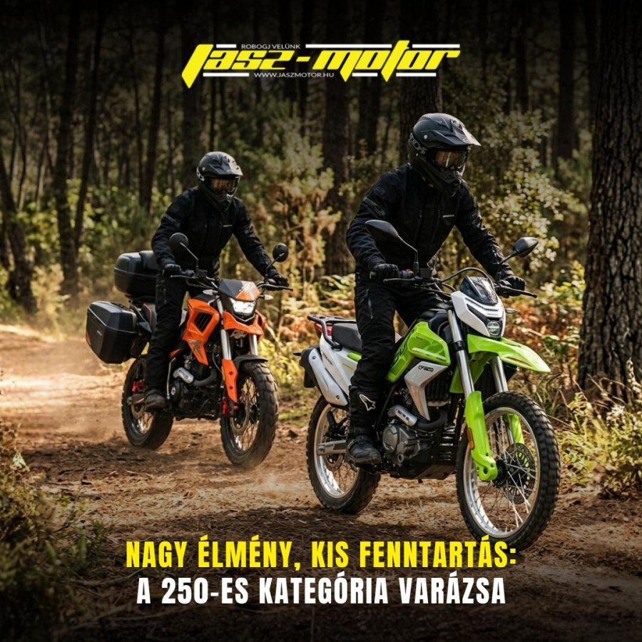 A 250 ccm-es kategória varázsa: Tökéletes társ a nagyvasak mellett