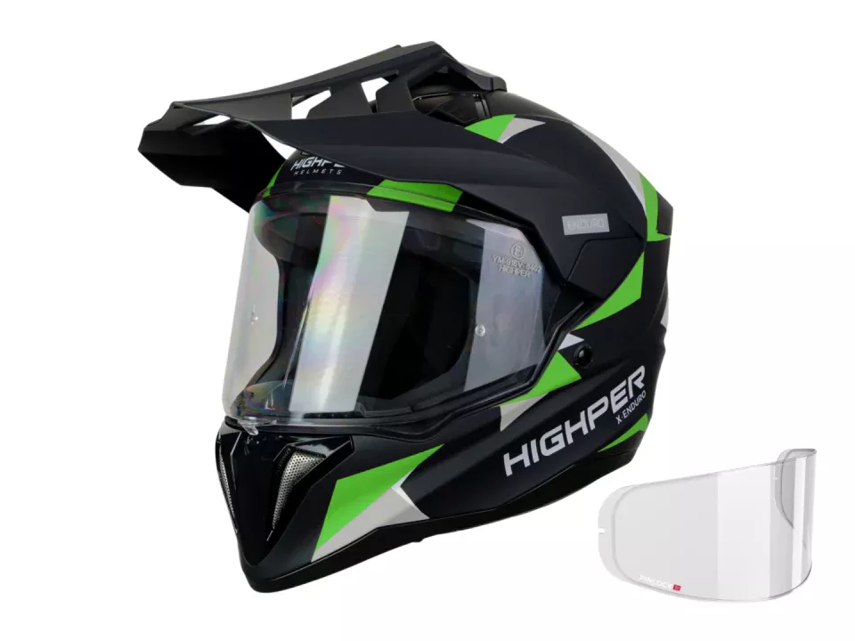 jaszmotor_webshop_highper_x_enduro_bukosisak_felnyithato_plexivel_+_ajandek_pinlock_(matt_fekete-zold-szurke)