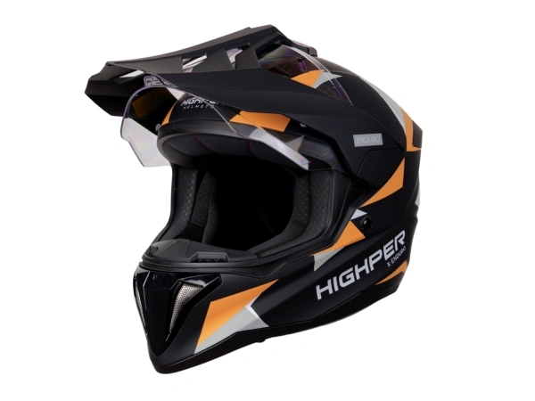 jaszmotor_webshop_highper_x_enduro_bukosisak_felnyithato_plexivel_+_ajandek_pinlock_(matt_fekete-narancs-szurke) galéria