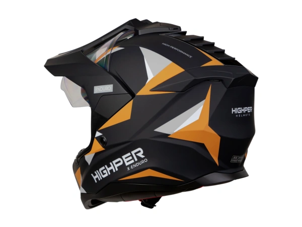 jaszmotor_webshop_highper_x_enduro_bukosisak_felnyithato_plexivel_+_ajandek_pinlock_(matt_fekete-narancs-szurke) galéria