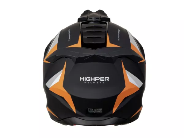 jaszmotor_webshop_highper_x_enduro_bukosisak_felnyithato_plexivel_+_ajandek_pinlock_(matt_fekete-narancs-szurke) galéria