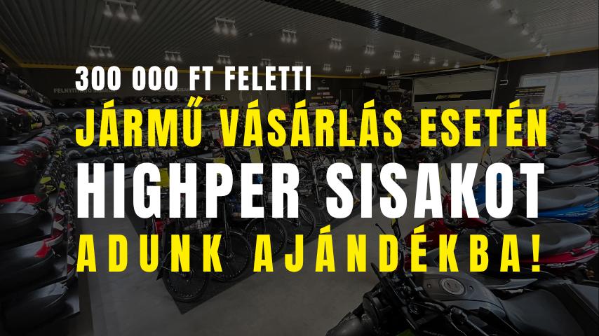 Casco HIGHPER in regalo!