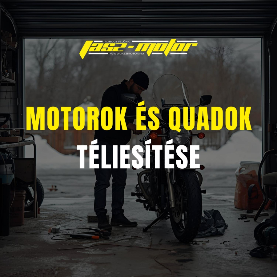 Így téliesítsd motorod, quadod