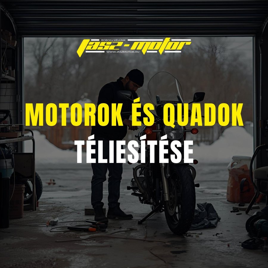 Így téliesítsd motorod, quadod