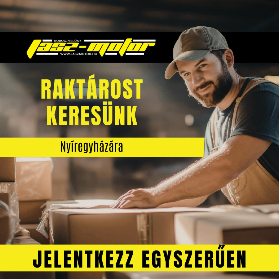 Raktáros kollégát keresünk nyíregyházi üzletünkbe