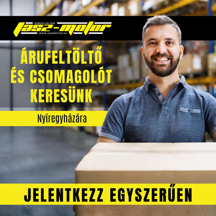 We are looking for a warehouse colleague for our store in Nyíregyháza.