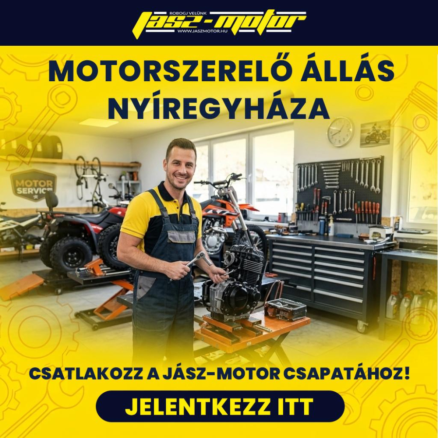 Motorszerelőt keresünk nyíregyházi szervizünkbe!