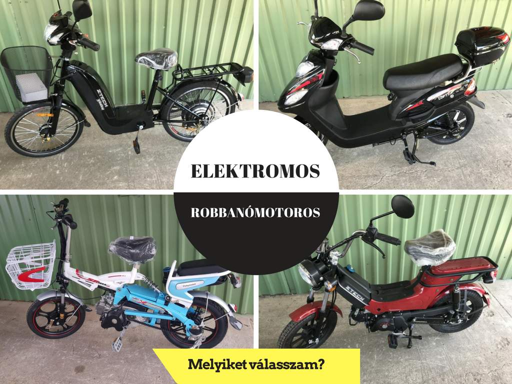 Elektromos kerékpár és robbanómotoros kerékpár összehasonlítás