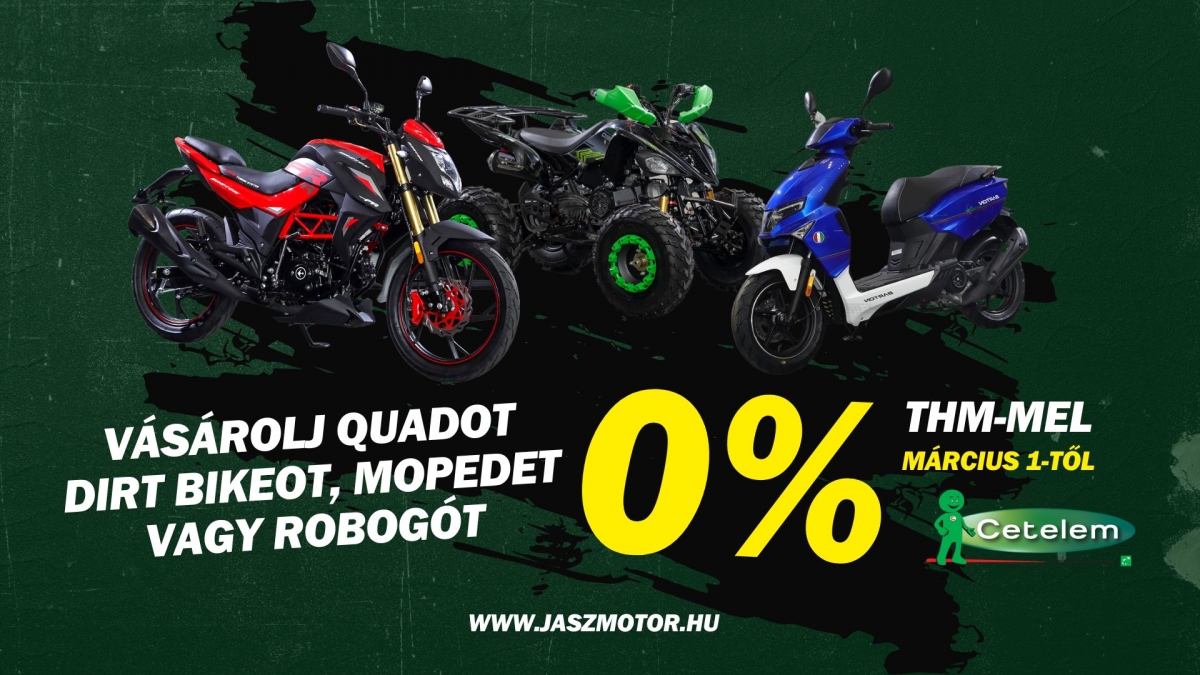 Élvezd azonnal a száguldást!