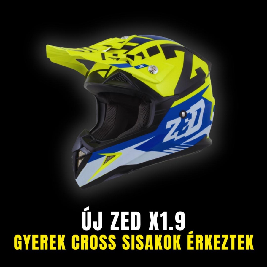 Új ZED X1.9 2025 Gyerek Cross Bukósisakok érkeztek