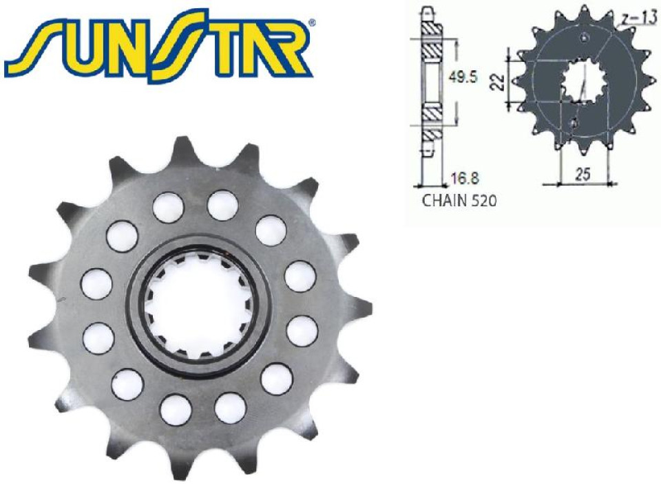 jaszmotor_webshop_lanckerek_elso_sunstar_sunf397_<br>(520_-_15_fogas)