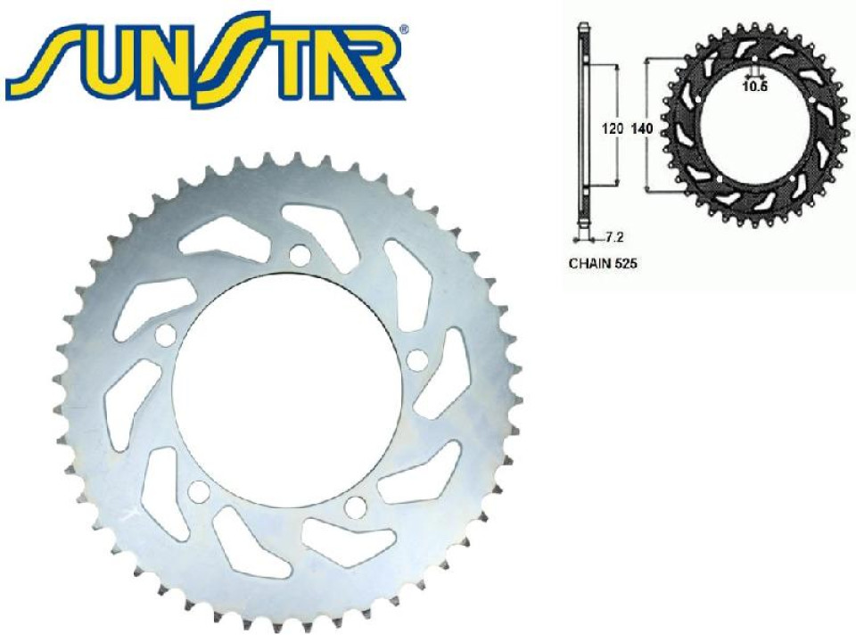 jaszmotor_webshop_lanckerek_hatso_sunstar_sunr1-4499_<br>(525_-_48_fogas)