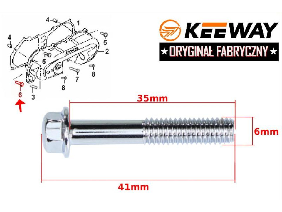 jaszmotor_webshop_dekni_csavar_m6x35_keeway_2t_<br>(gyari_alkatresz)