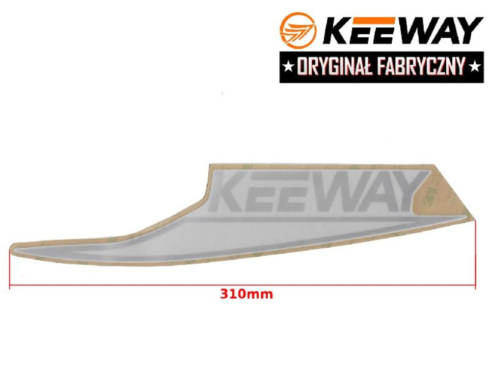 jaszmotor_webshop_keeway_matrica_jobb_oldali_<br>(310_mm)_-_feher