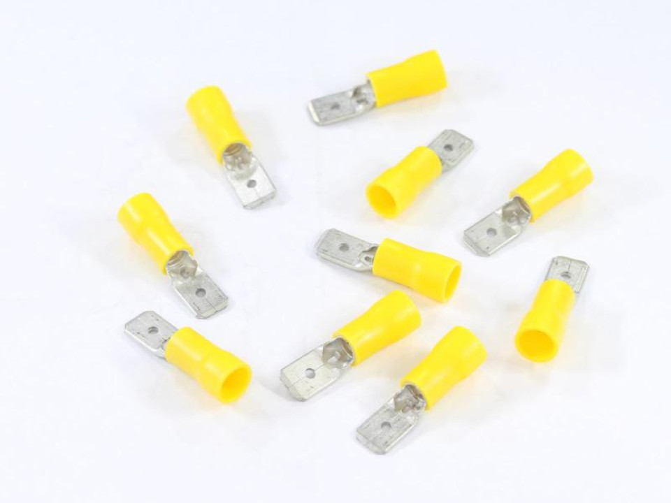 jaszmotor_webshop_kabelsaru_szigetelt_6,_3_mm_<br>(4-6_mm)_<br>(sarga)_10db_-_mr