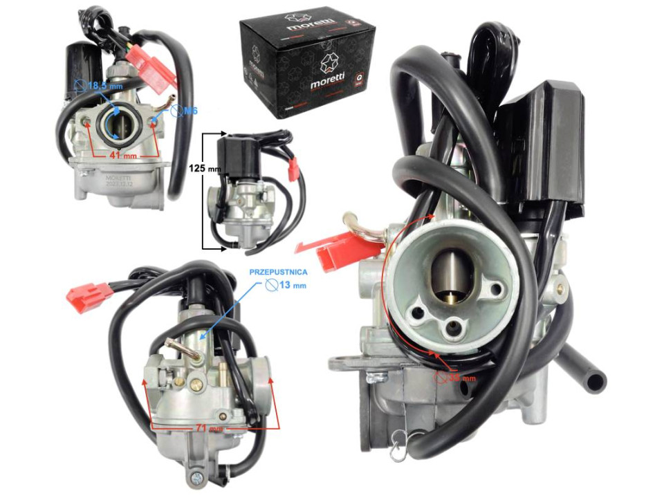 Karburátor Honda Dio 2T, 50ccm - Moretti