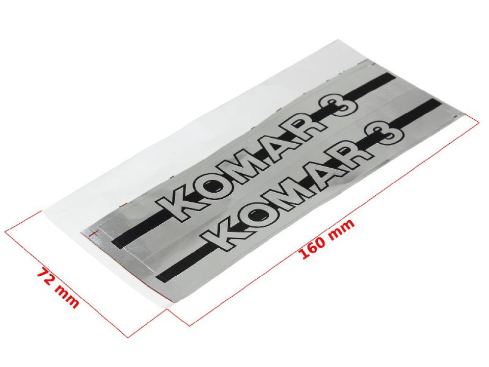 jaszmotor_webshop_romet_komar_3_matrica_<br>(160_x_72_mm)_-_<br>(krom)_-_mr