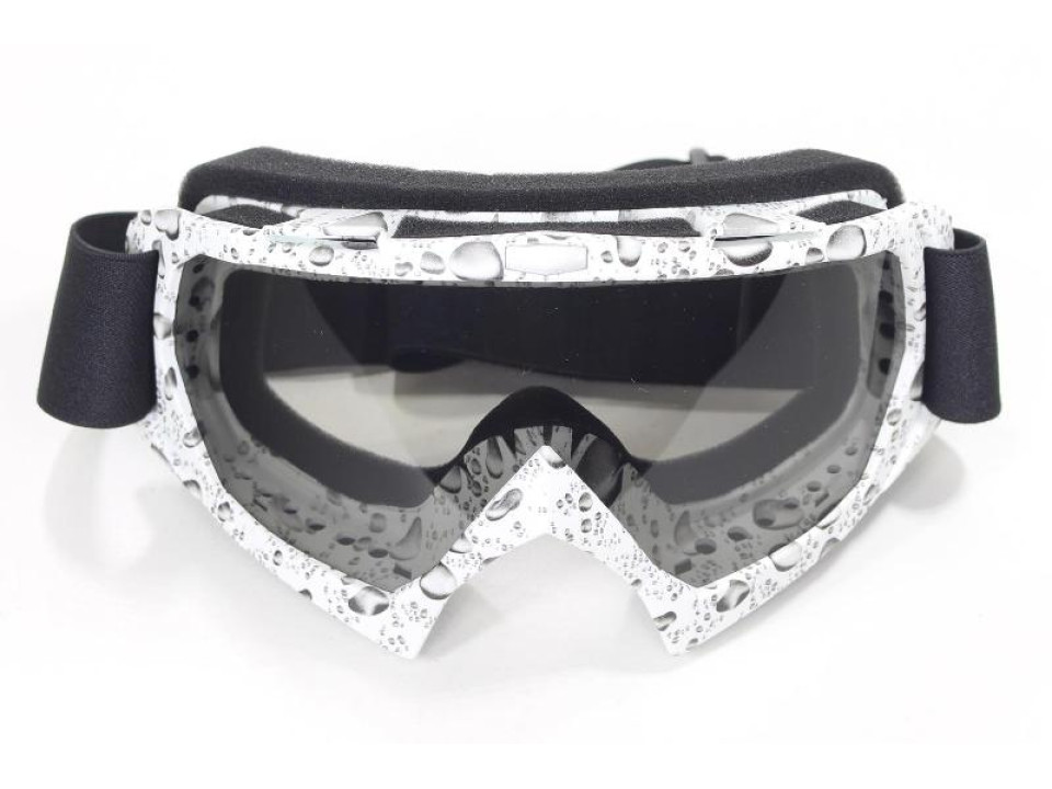 jaszmotor_webshop_wb_p-17_cross_szemuveg_Átlatszo_plexivel_<br>(vizcsepp_minta)