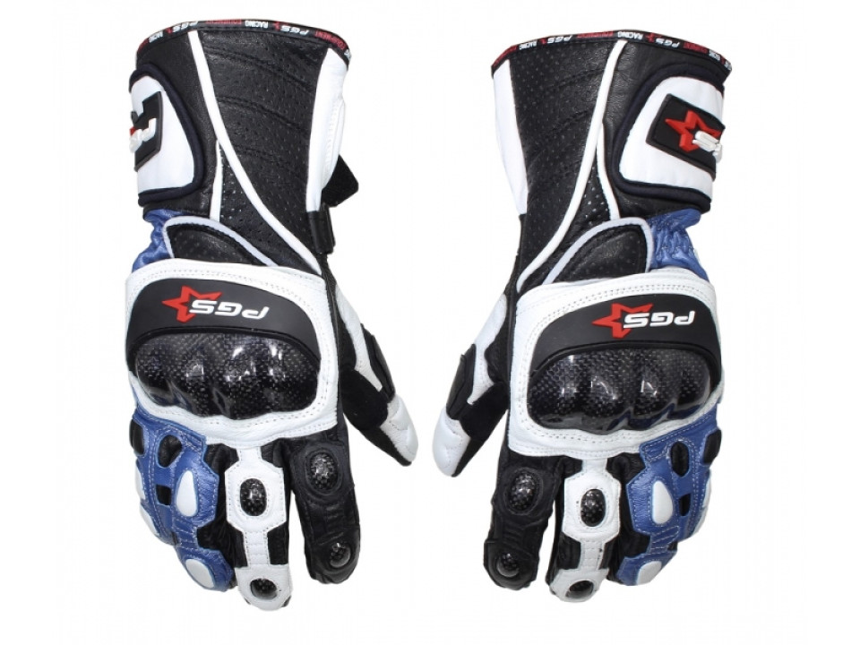 jaszmotor_webshop_pgs_-_12-13-5150_protektoros_motoros_kesztyu_<br>(fekete_-_feher-_kek)