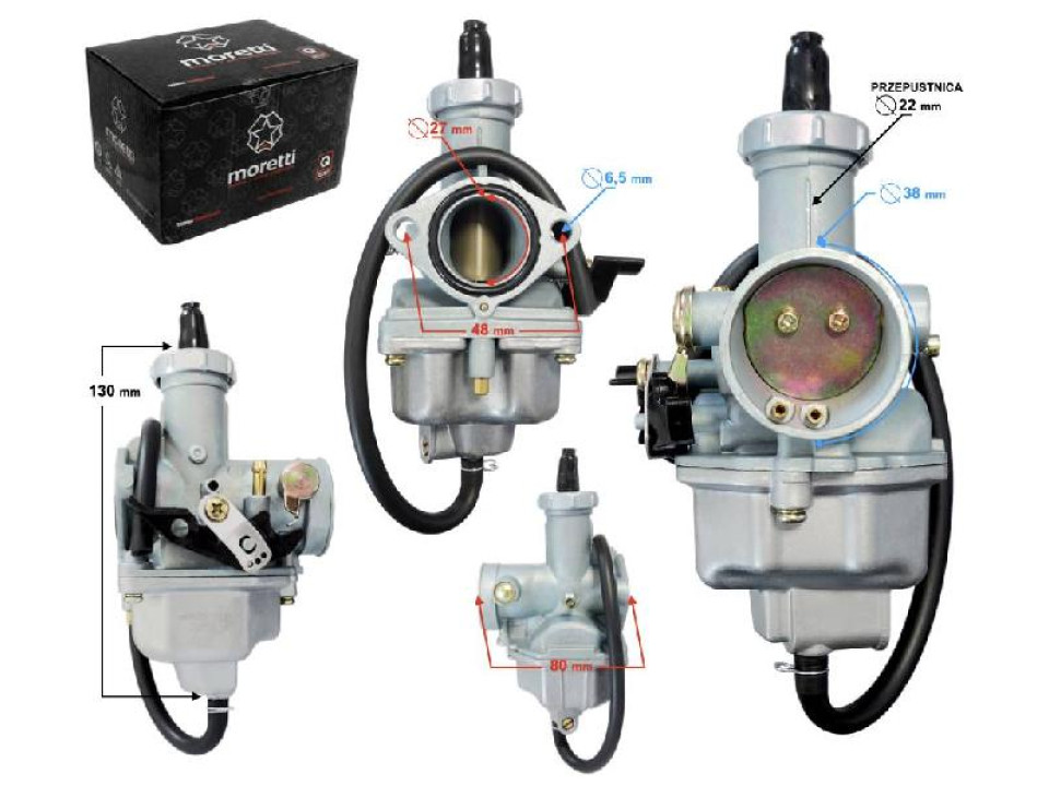 jaszmotor_webshop_karburator_pz27,__22mm,__4t,__150ccm_<br>(kezi_szivatos)_-_moretti