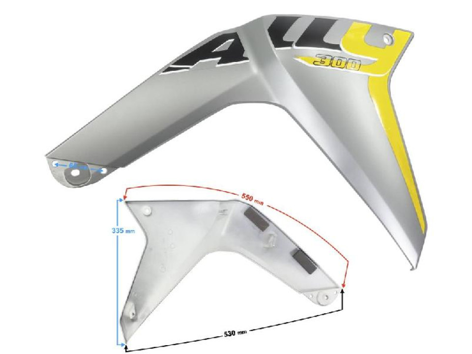 jaszmotor_webshop_benzintank_burkolat_jobb_also_voge_300_rally_<br>(szurke_-_sarga)