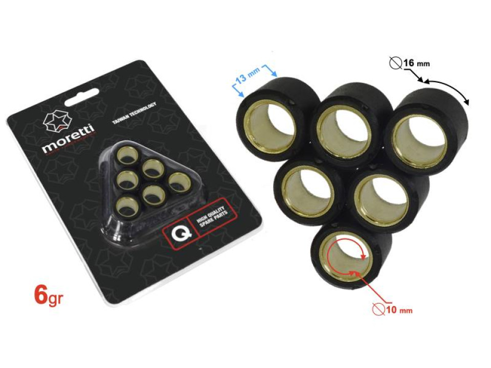 jaszmotor_webshop_kuplungpersely_<br>(variator_gorgo)_16x13,__6g_-_moretti