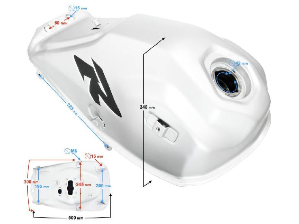 jaszmotor_webshop_benzintank_voge_300_rally_<br>(feher)