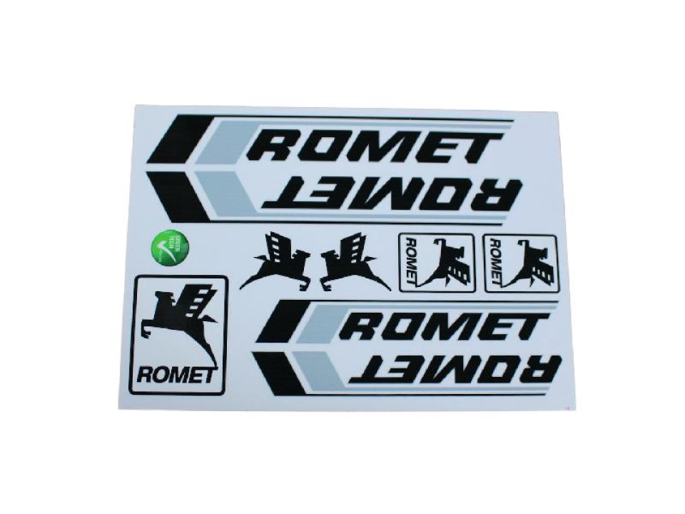 jaszmotor_webshop_matrica_szett_romet_komar_<br>(szurke-fekete)_-_made_in_hungary