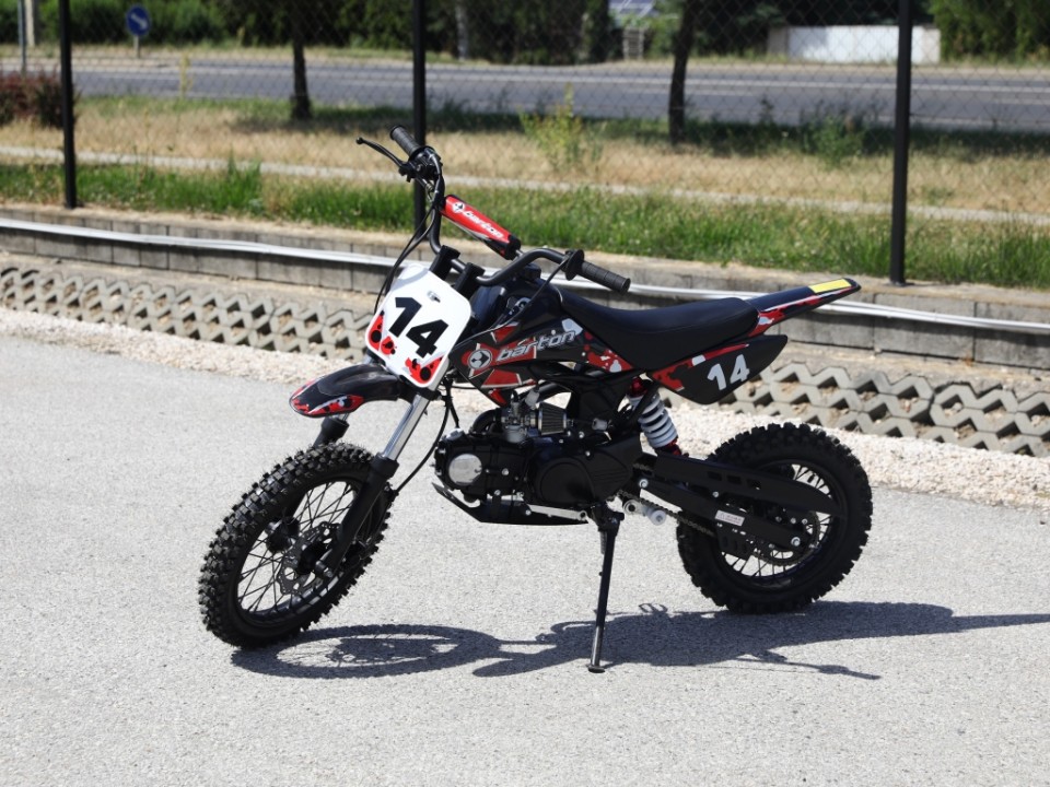 Tao DB14 Dirt Bike Cross motor 14-12" kerékkel -  Piros szín