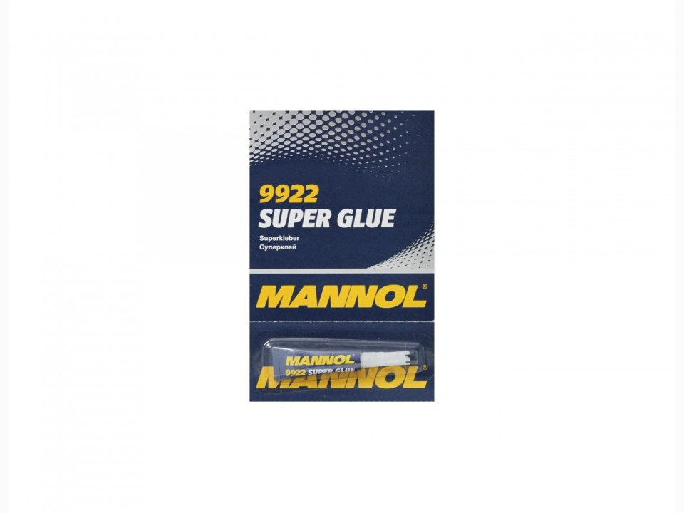 Mannol Super Glue pillanatragasztó <br>(3g)