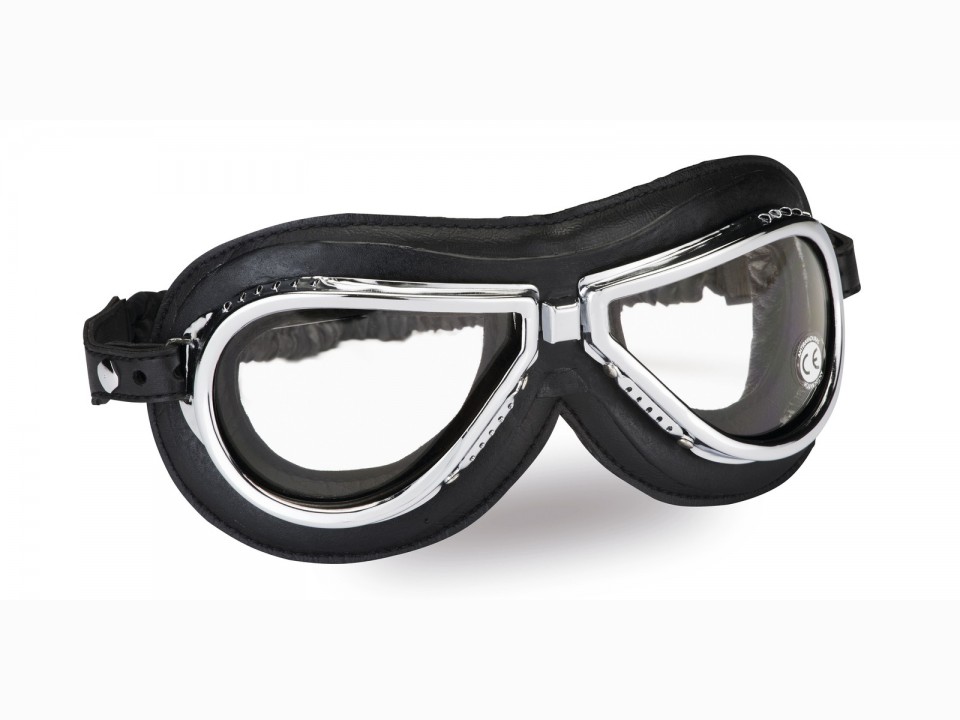 Climax - Vintage 500 Szemüveg - Fekete - króm, átlátszó plexivel