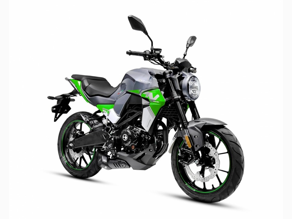 BARTON NAKED 125 4T Motorkerékpár (ÚJ) - Szürke-zöld