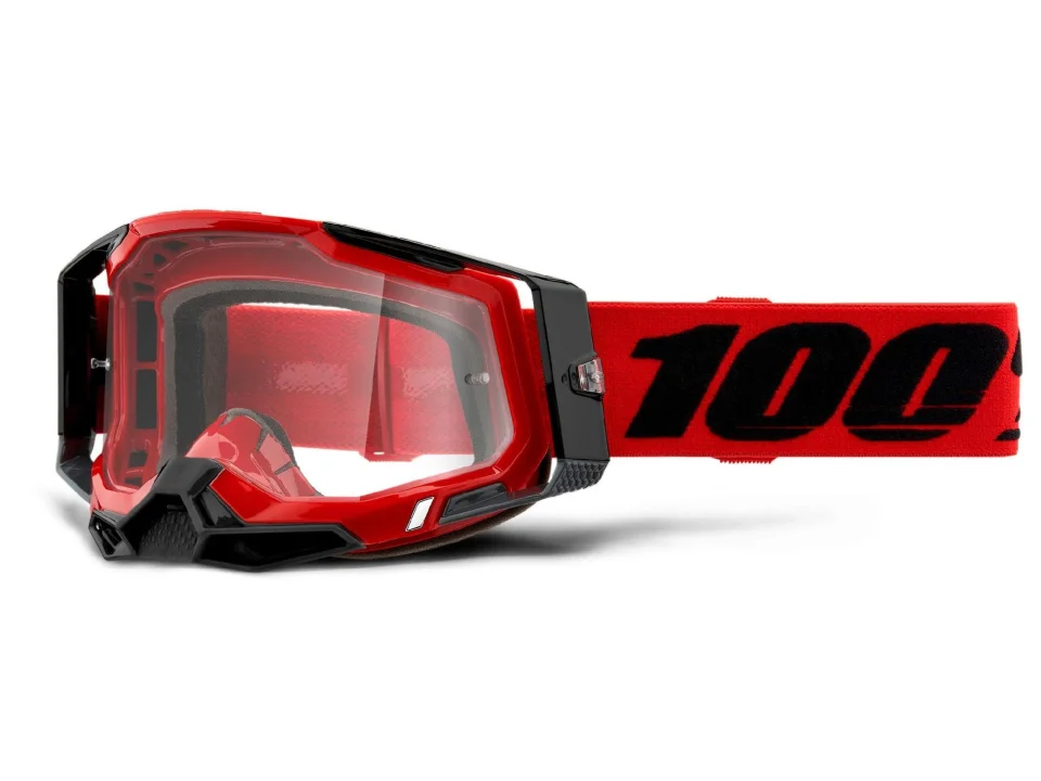 jaszmotor_webshop_100%_-_racecraft_2_usa_piros_cross_szemuveg_-_Átlatszo_plexivel