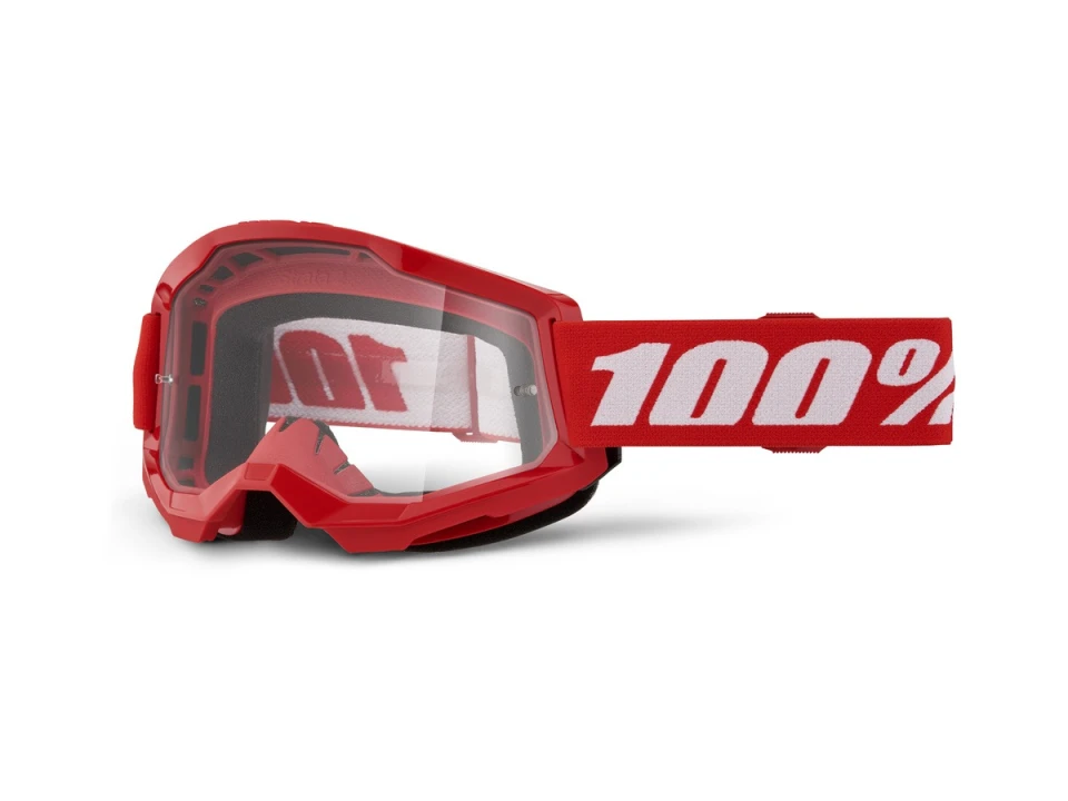 jaszmotor_webshop_100%_-_strata_2_usa_szemuveg_-_piros_-_Átlatszo_plexivel