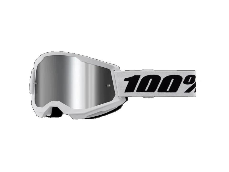 jaszmotor_webshop_100%_-_strata_2_feher_cross_szemuveg_-_ezust_tukros_plexivel