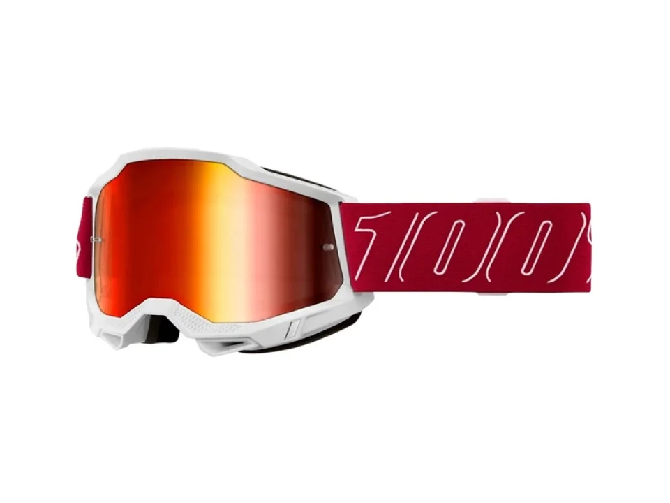 jaszmotor_webshop_100%_-_accuri_2_redline_feher_cross_szemuveg_-_piros_tukros_plexivel