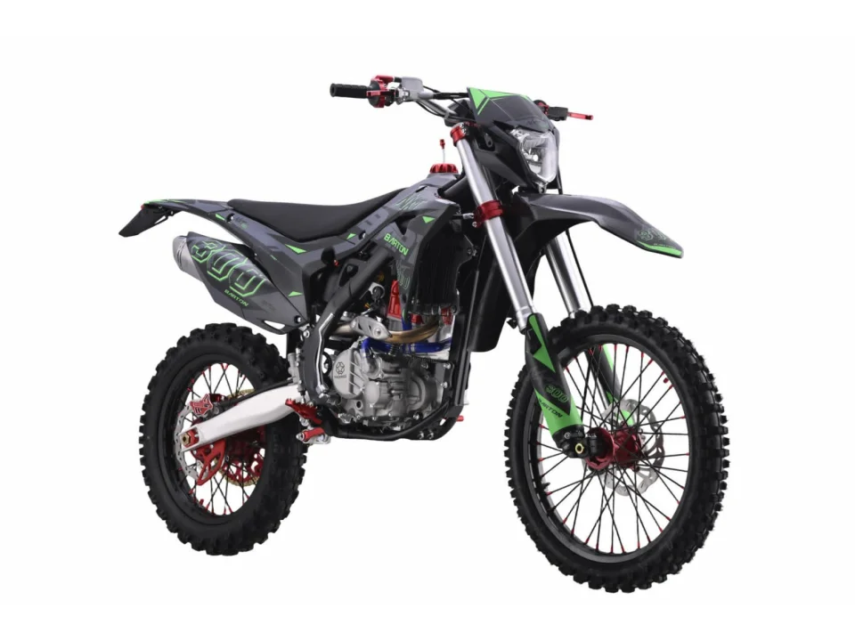 jaszmotor_webshop_barton_nxt_300_dirt_bike_cross_motor_with_21"-18"_wheels_(New)_-_black-green