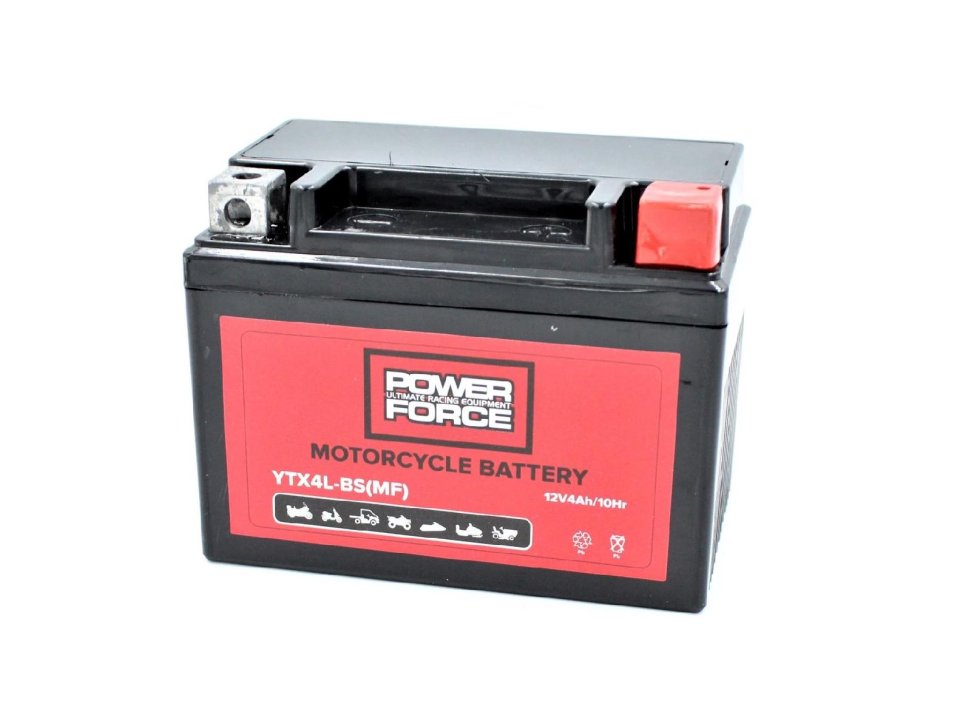 Akkumulátor 12V 4AH POWER FORCE (YTX4L-BS) (Zselés)