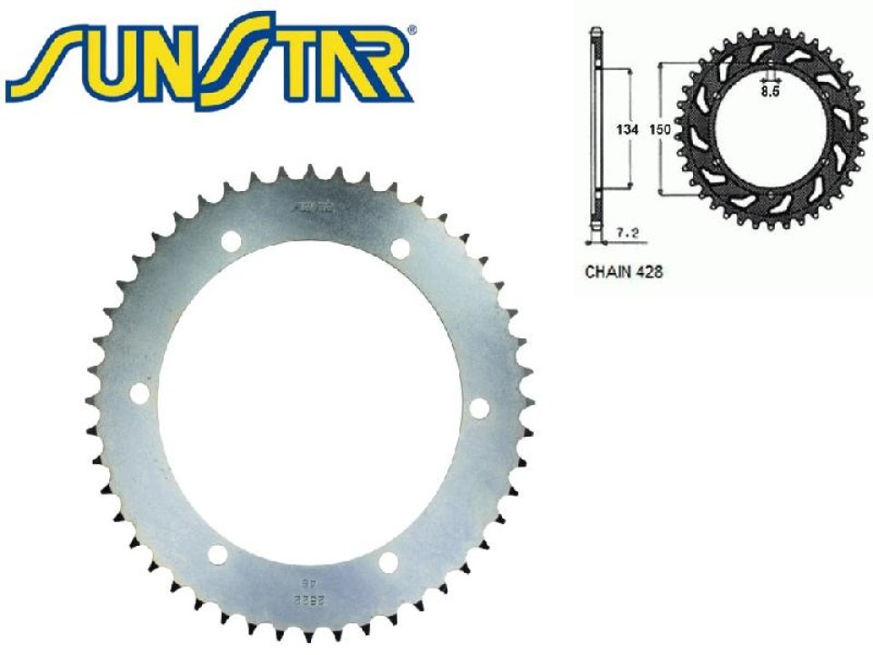 jaszmotor_webshop_lanckerek_hatso_sunstar_sunr1-2622_<br>(428_-_48_fogas)