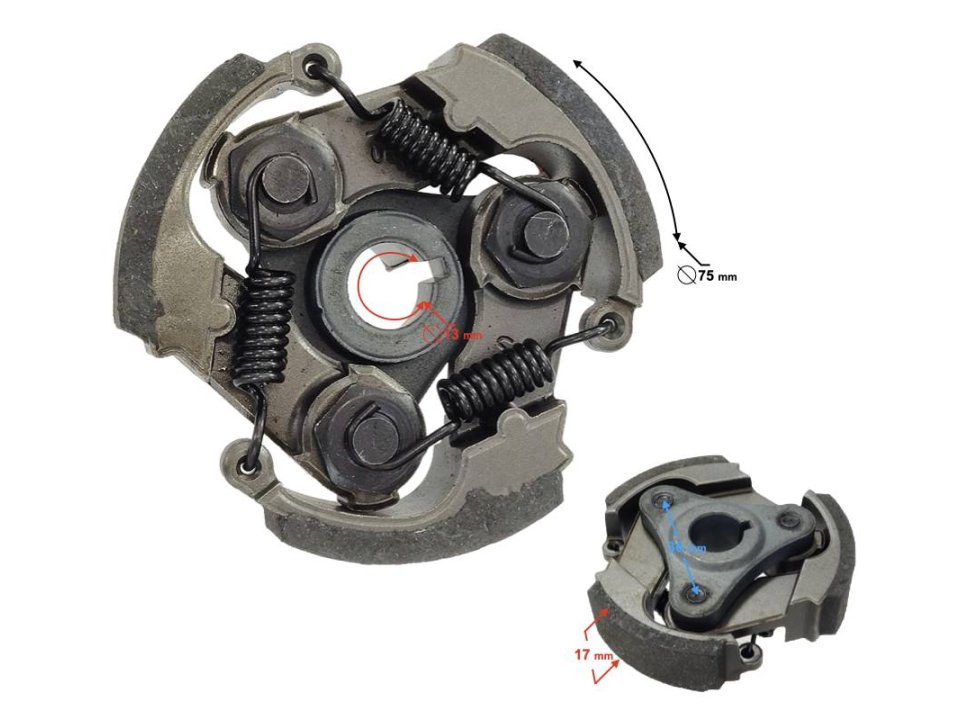 Kuplung pofa Pocket Bike / Pocket Quad / Pocket Cross - Moretti