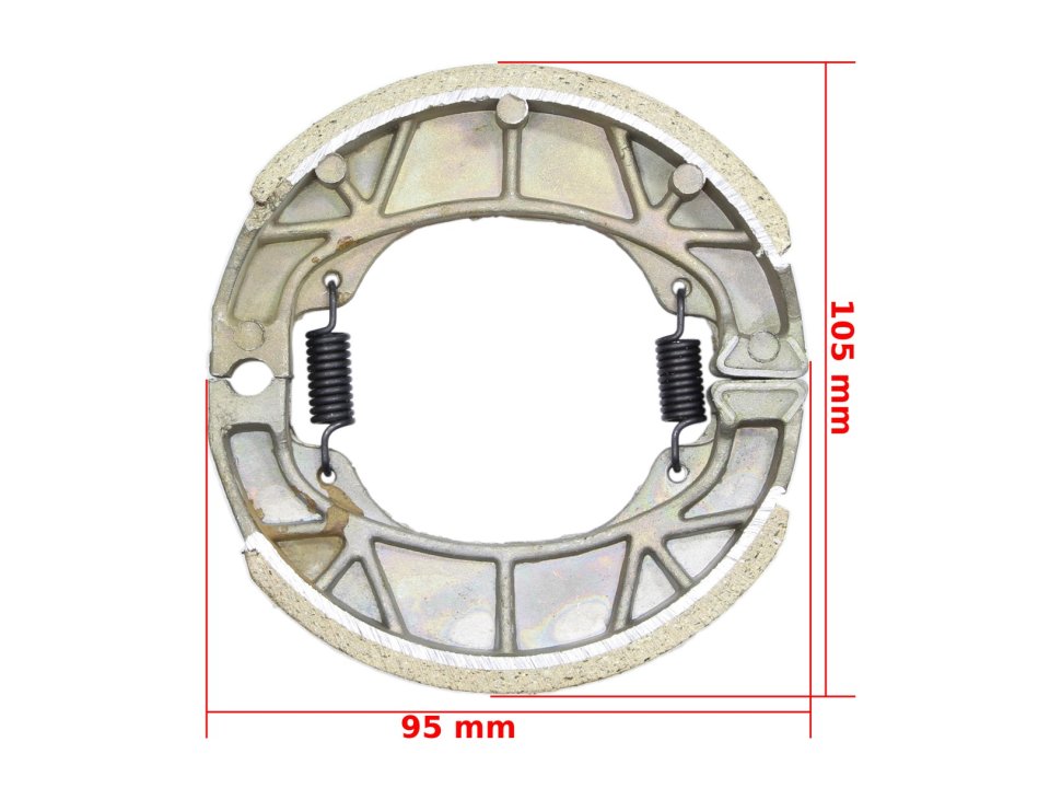 Fékpofa 4T GY6 50-80ccm, 4 ütemű kínai robogóhoz (110X25mm) - MR