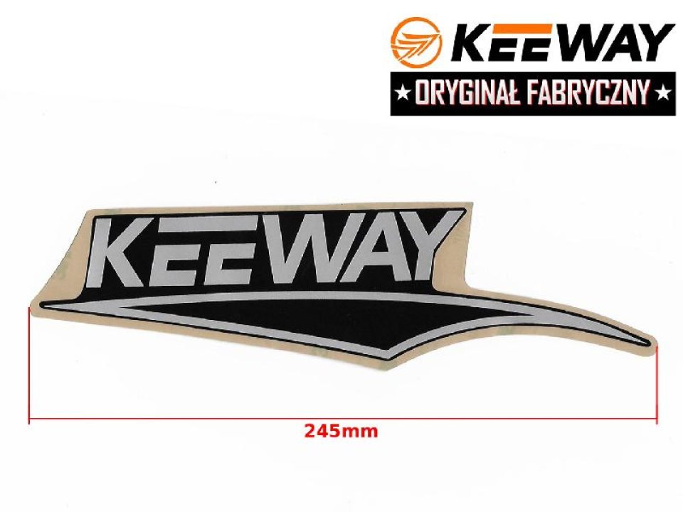 jaszmotor_webshop_keeway_matrica_bal_oldali_<br>(245_mm)_-_fekete