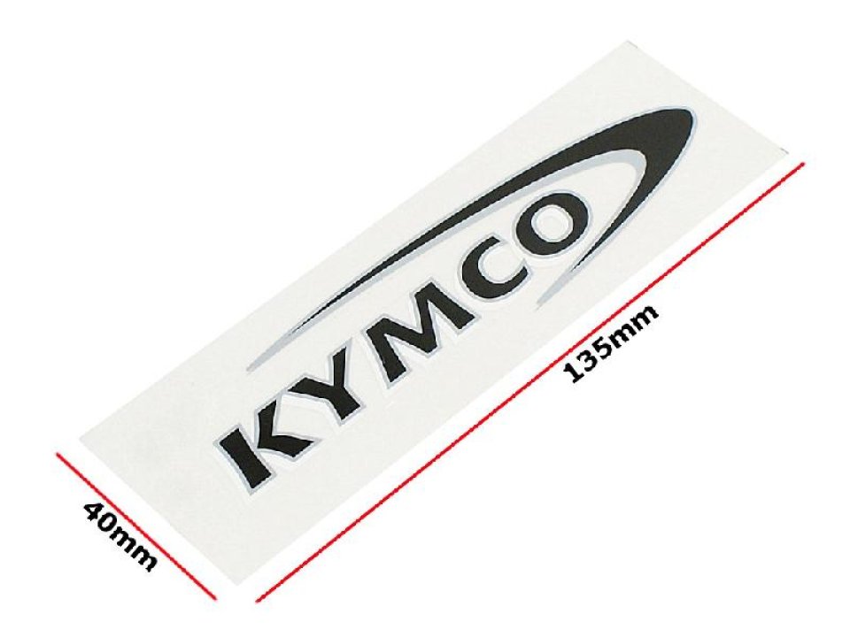 jaszmotor_webshop_kymco_matrica_<br>(135x40mm)_-_<br>(fekete)