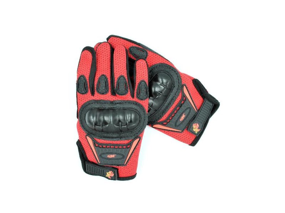 jaszmotor_webshop_protektoros_motoros_kesztyu_gyerek_<br>(piros)_s_meret_-_power_force