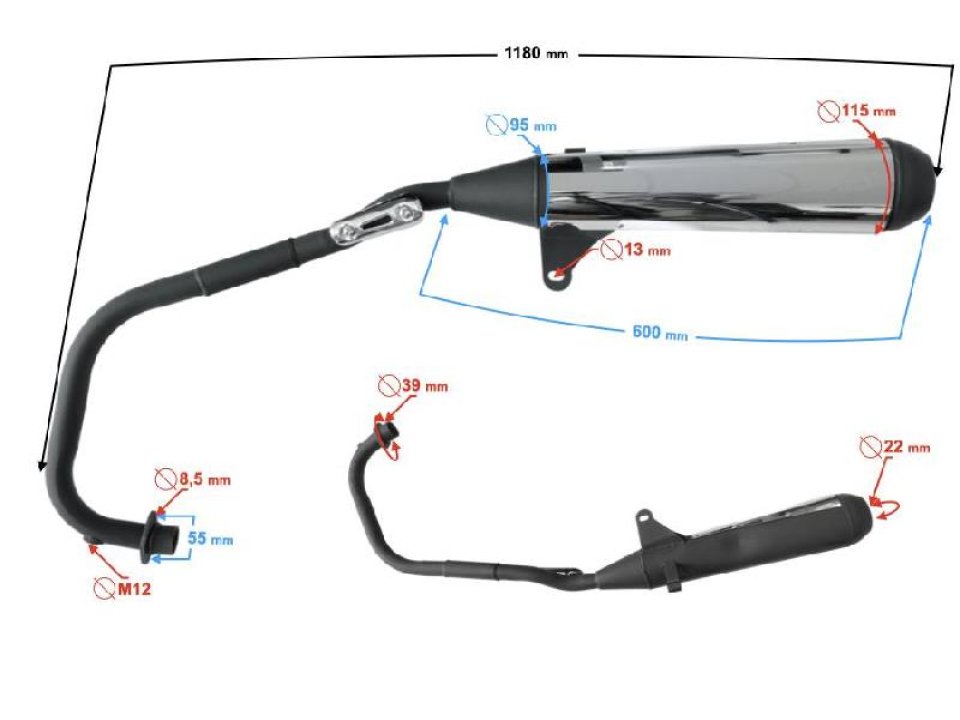jaszmotor_webshop_kipufogo_barton_classic_125_<br>(e5)_-_moretti