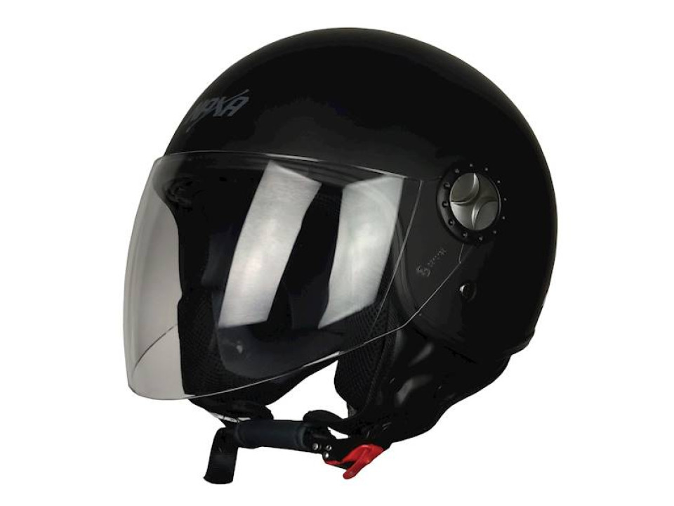 Naxa S22-B Nyitott Bukósisak (Matt fekete)