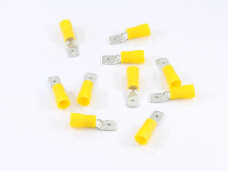 jaszmotor_webshop_kabelsaru_szigetelt_6,_3_mm_<br>(1,_5-2,_5_mm)_<br>(sarga)_10db_-_mr