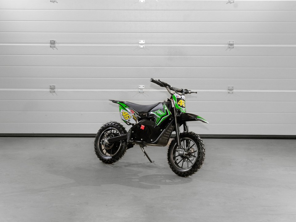 HIGHPER HP110E-A Elektromos Gyerek Pocket Cross Motor (Új) - Zöld-fekete