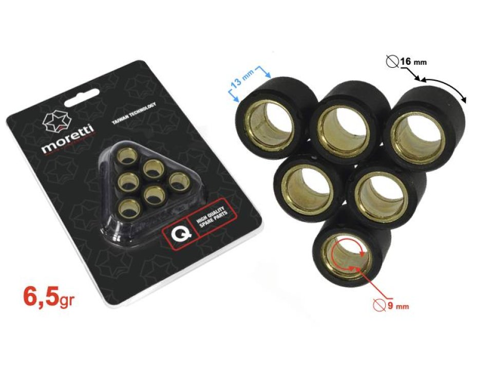 jaszmotor_webshop_kuplungpersely_<br>(variator_gorgo)_16x13_6.5g_-_moretti