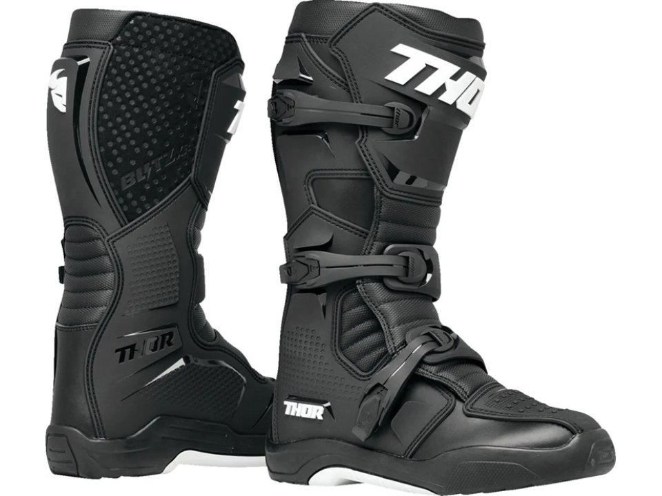 Thor Blitz XR gyerek motoros cross csizma (Fekete - Fehér)